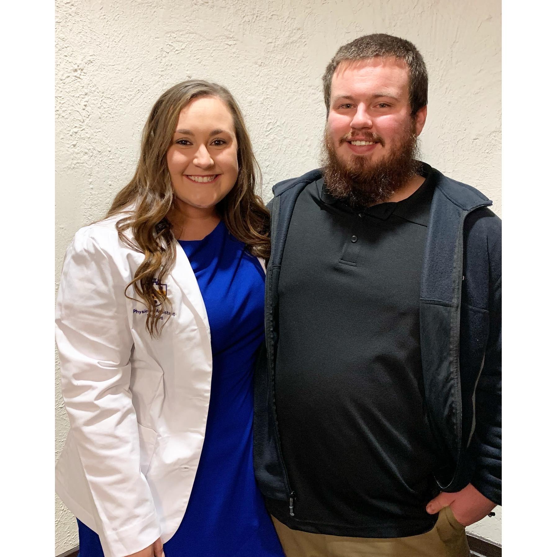 After Katelynn's White Coat Ceremony!