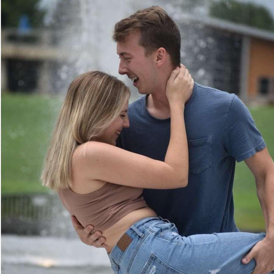 August 2022: Celebrating 6 months of dating, Matthew starts nursing school and Abby starts her masters in counseling