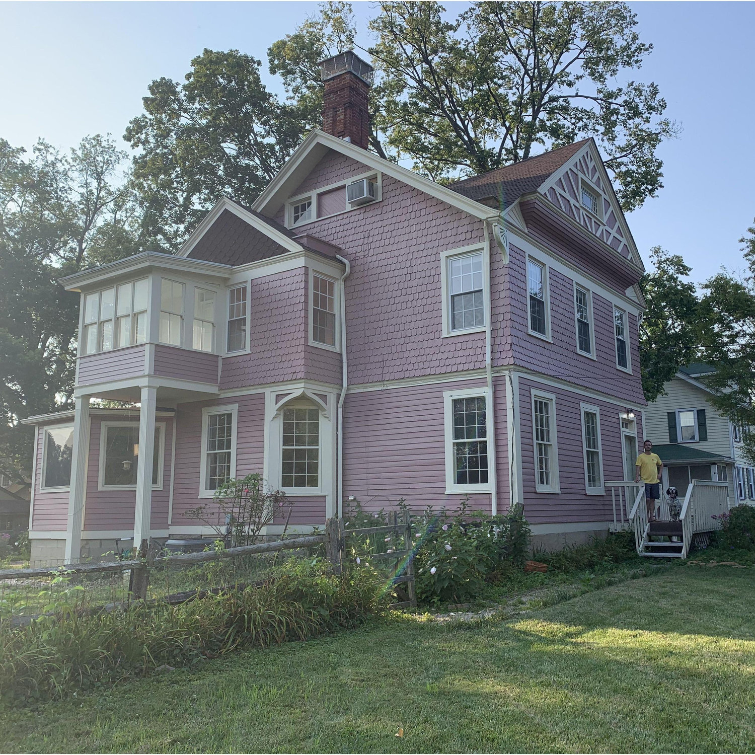 Our house! 
"The Dusty Rose Saloon" 
Built in 1894, acquired by some ambitious kids in 2021.