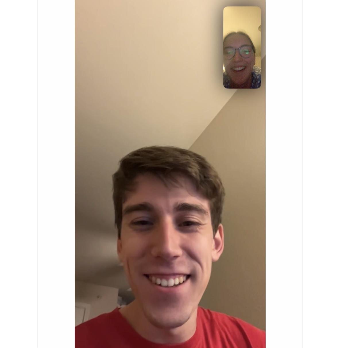 Noah moved to North Carolina and we stayed in touch through FaceTime