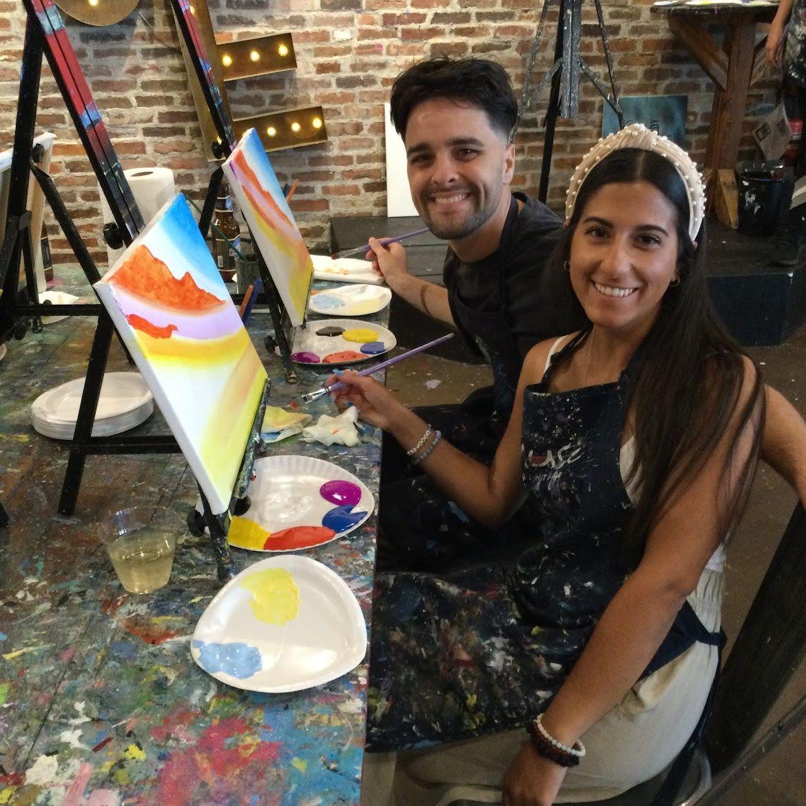 Painting a Sunset & Lighthouse at MUSE - July 2022