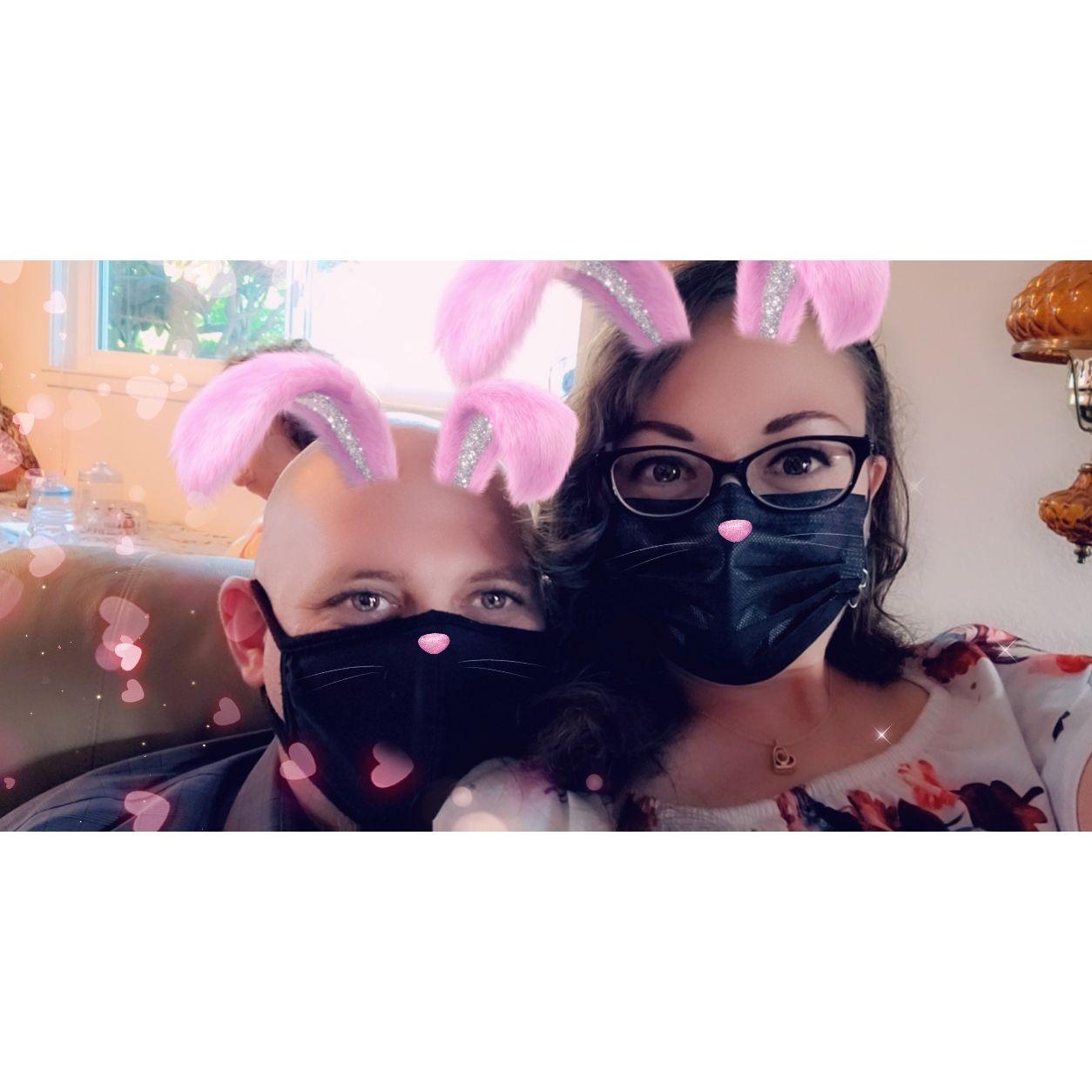 Our first Easter together, April 2021
