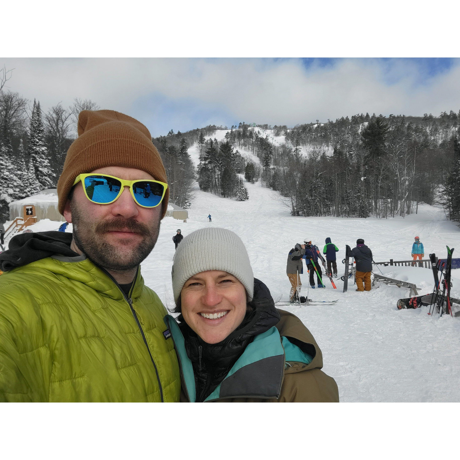 Post skiing picture at Mt. Bohemia.