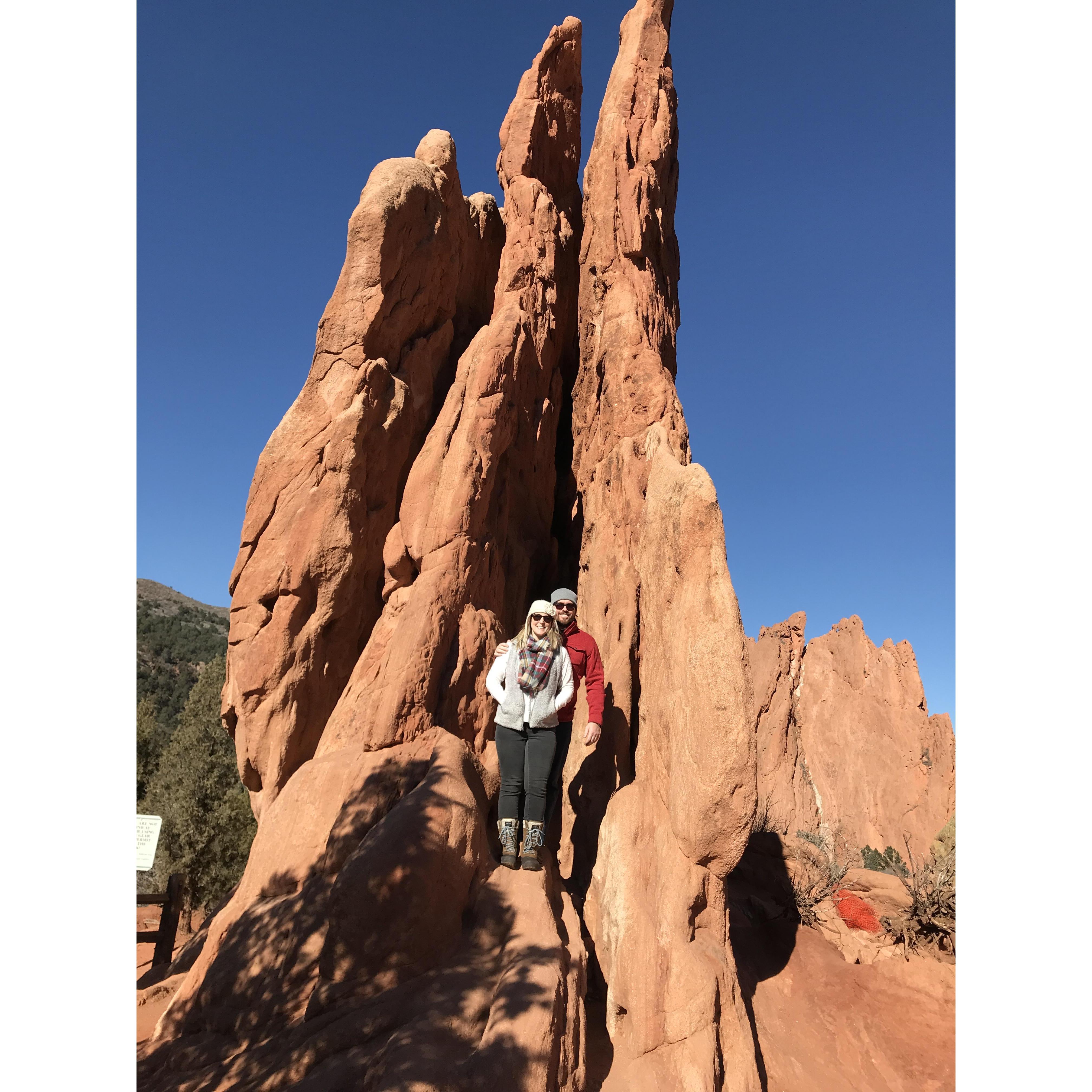 Garden of the Gods in Colorado