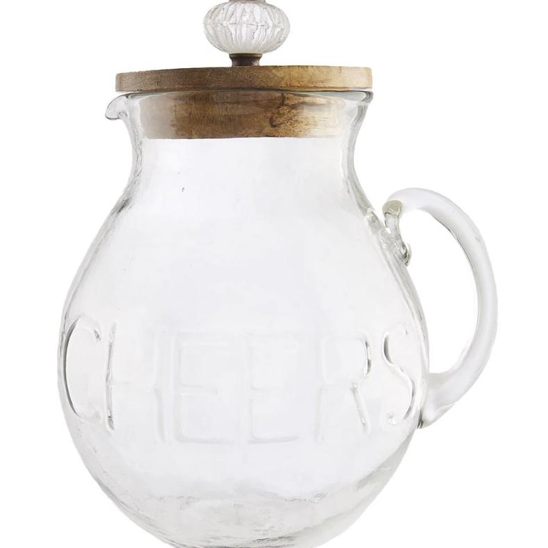 Circa Glass Door Knob Pitcher-Dillards Registry