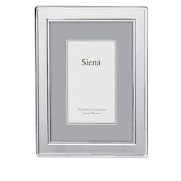 5 x 7 Silver-Plate Frame with Double Borde