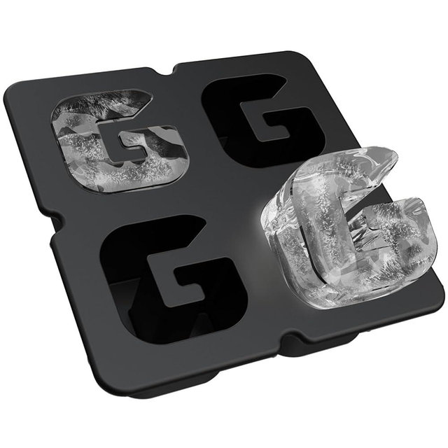 Customized Letter G Ice Cube Mold -Letter Silicone Ice Mold for Custom Ice Cube Mold and Baking Chocolate and Crafting Letter Molds, Ice Cube Molds for Cocktails & Whiskey with Custom Letters