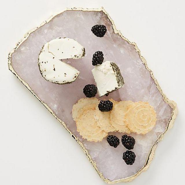 Agate Cheese Board - Rose Quartz
