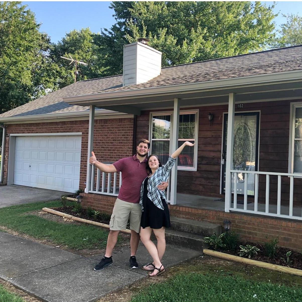 OUR FIRST HOUSE!! :)