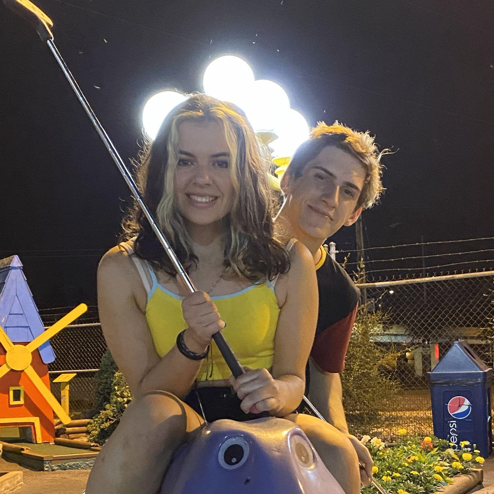 Jamie's 21st birthday - we went mini golfing with our friends, Gopi and Adrian