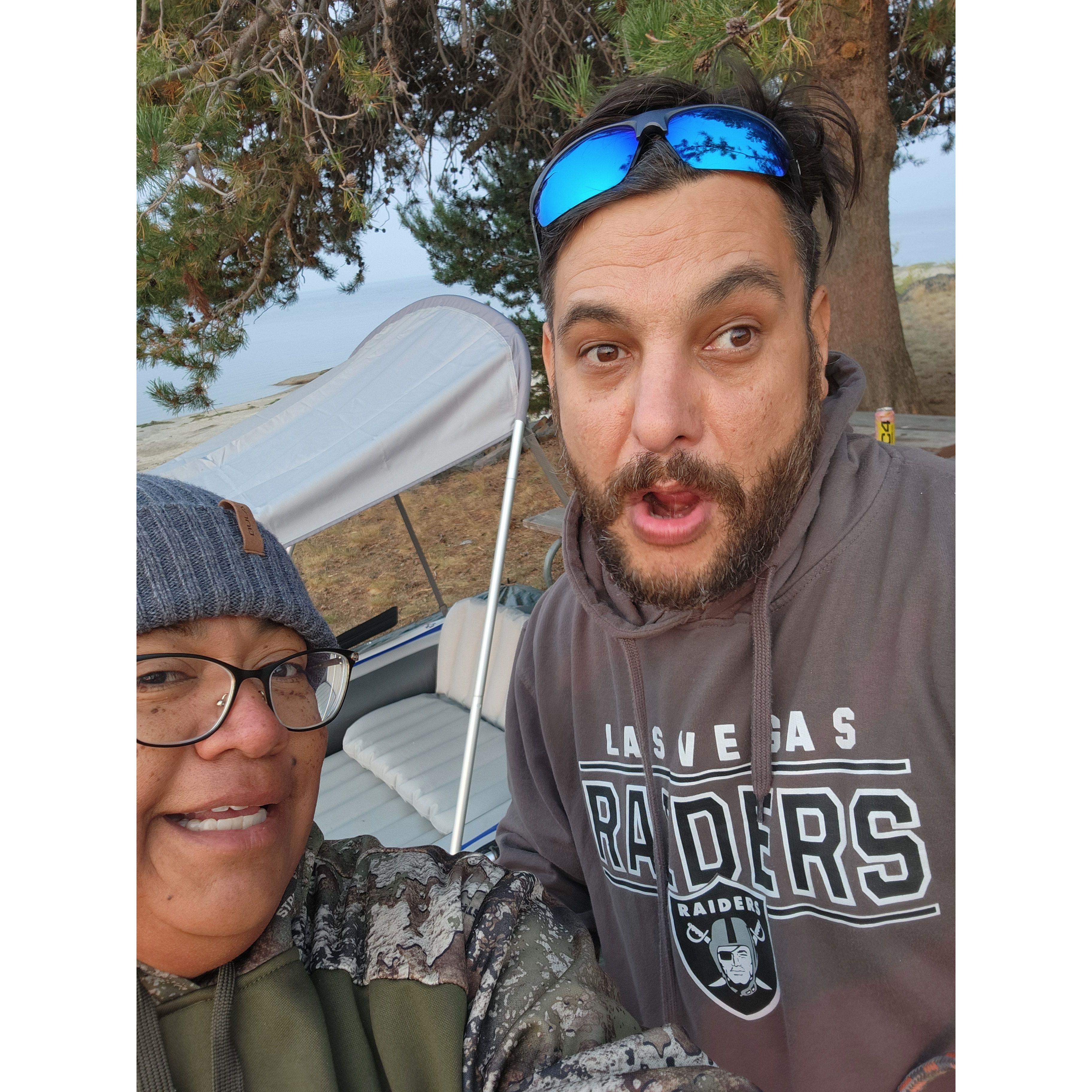 Our 1st camping trip in Idaho.
