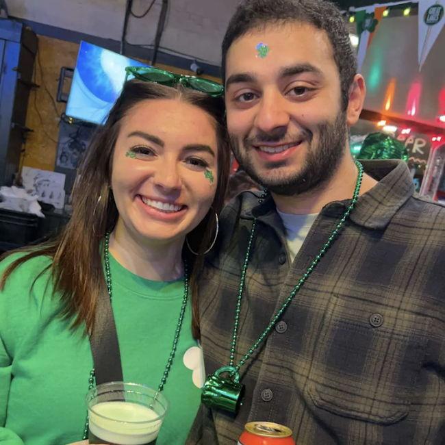 03/17/2023: First St. Patrick's Day together