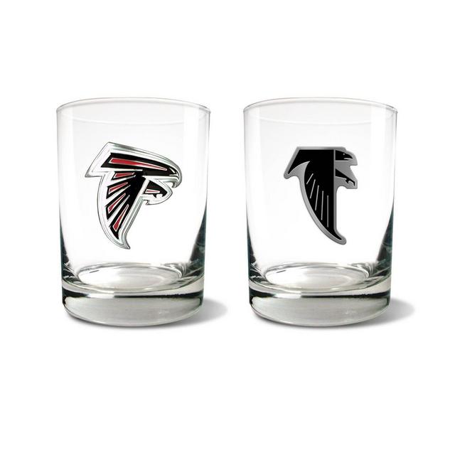 NFL Atlanta Falcons Rocks Glass Set - 2pc