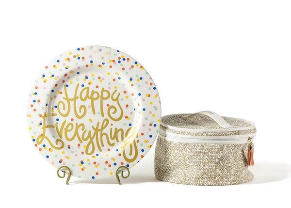 Happy Dot Big Happy Everything! Platter with Plate Stand and Attachment Bag
