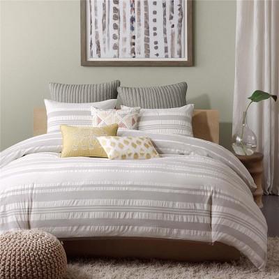 3pc King Lakeside Duvet Cover Mini Set Gray