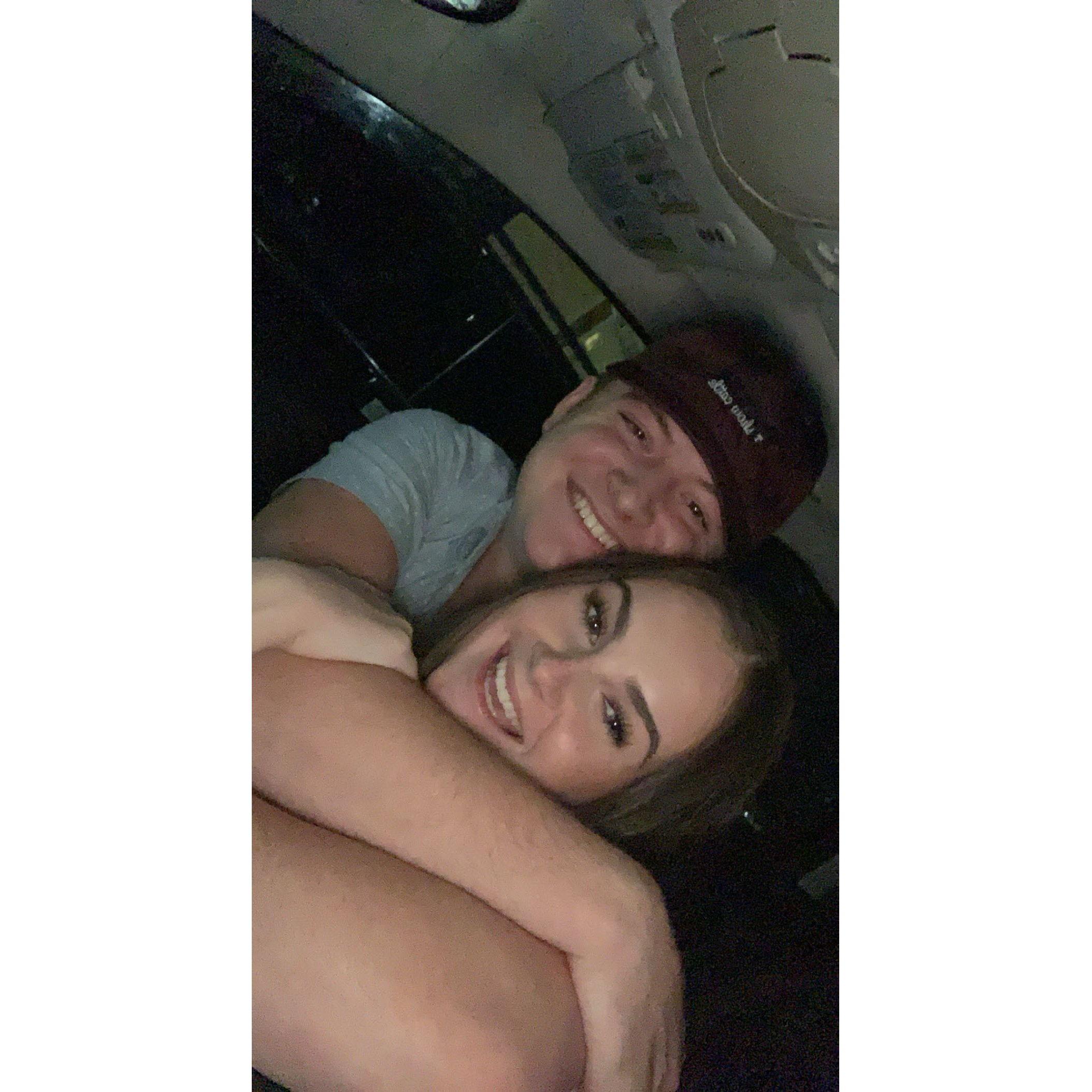 This photo is from our first date!