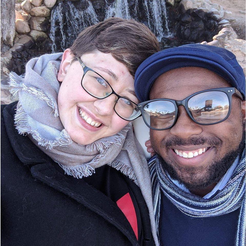 This was taken on a bridge at Reid Park. We had a beautiful breakfast picnic that morning. It was a chilly morning, but beautiful and delicious!