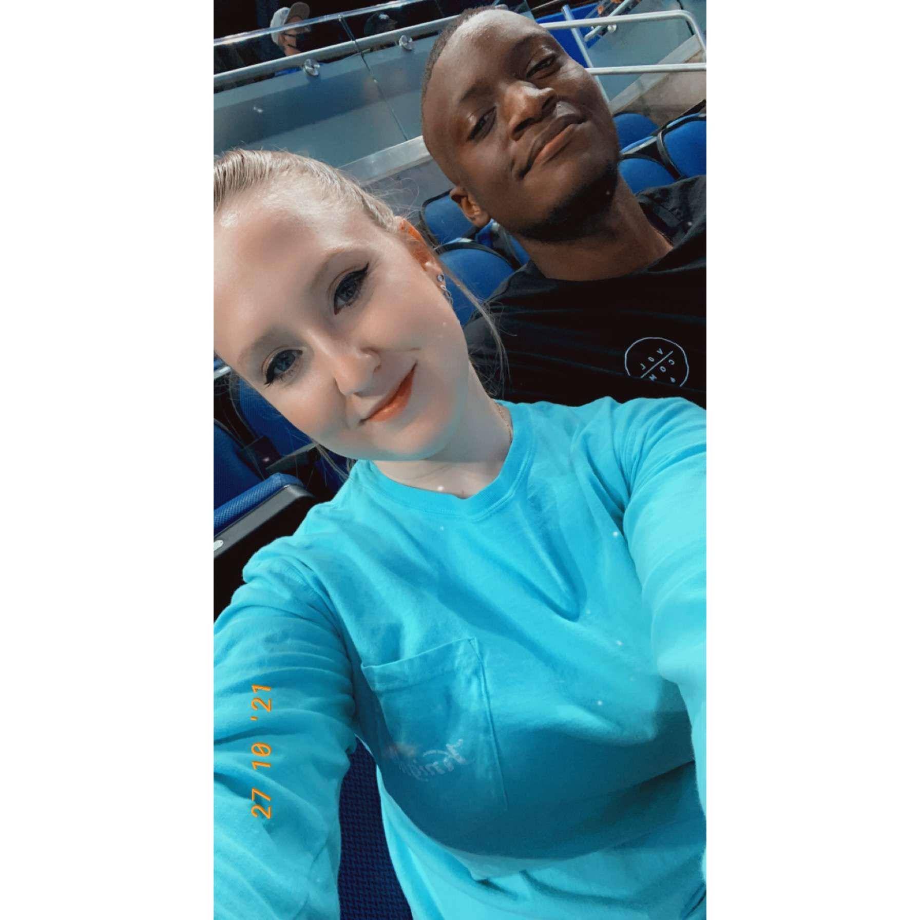 Another Orlando Magic game selfie (2021)