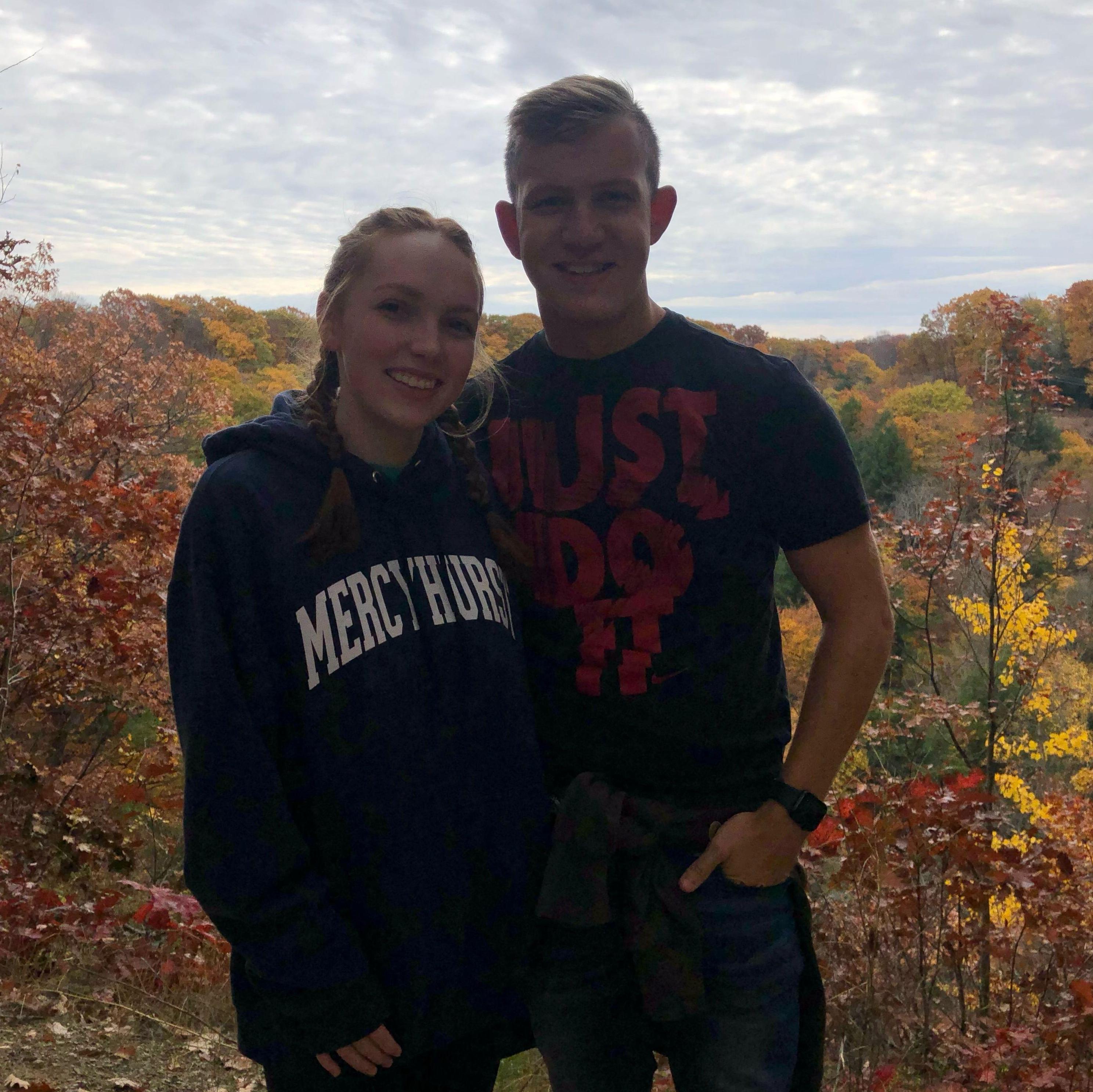 We met in 2019, David was Grace's freshman year RA...
