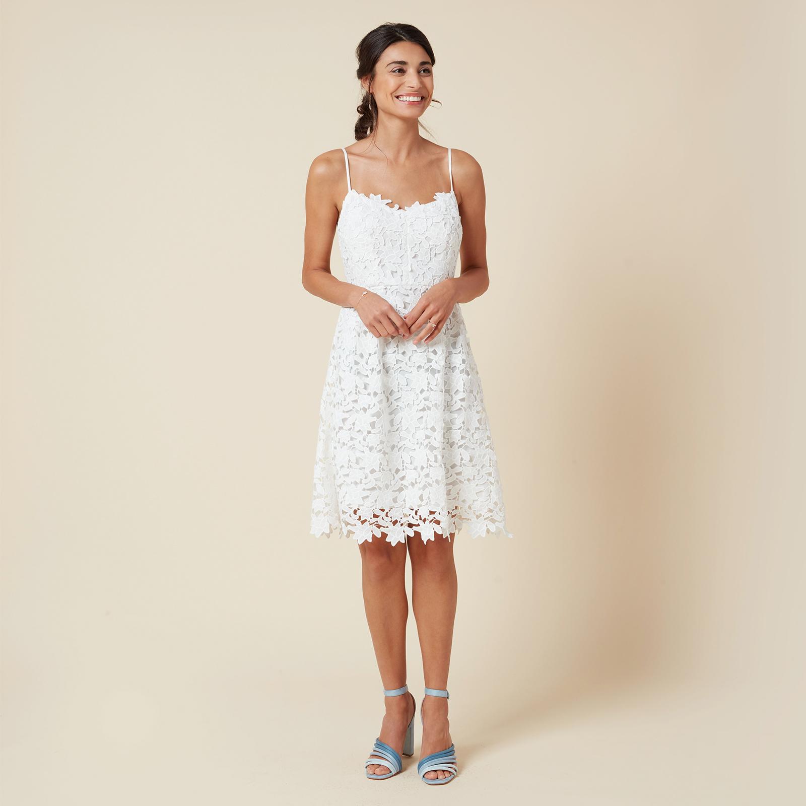 lace strap dress