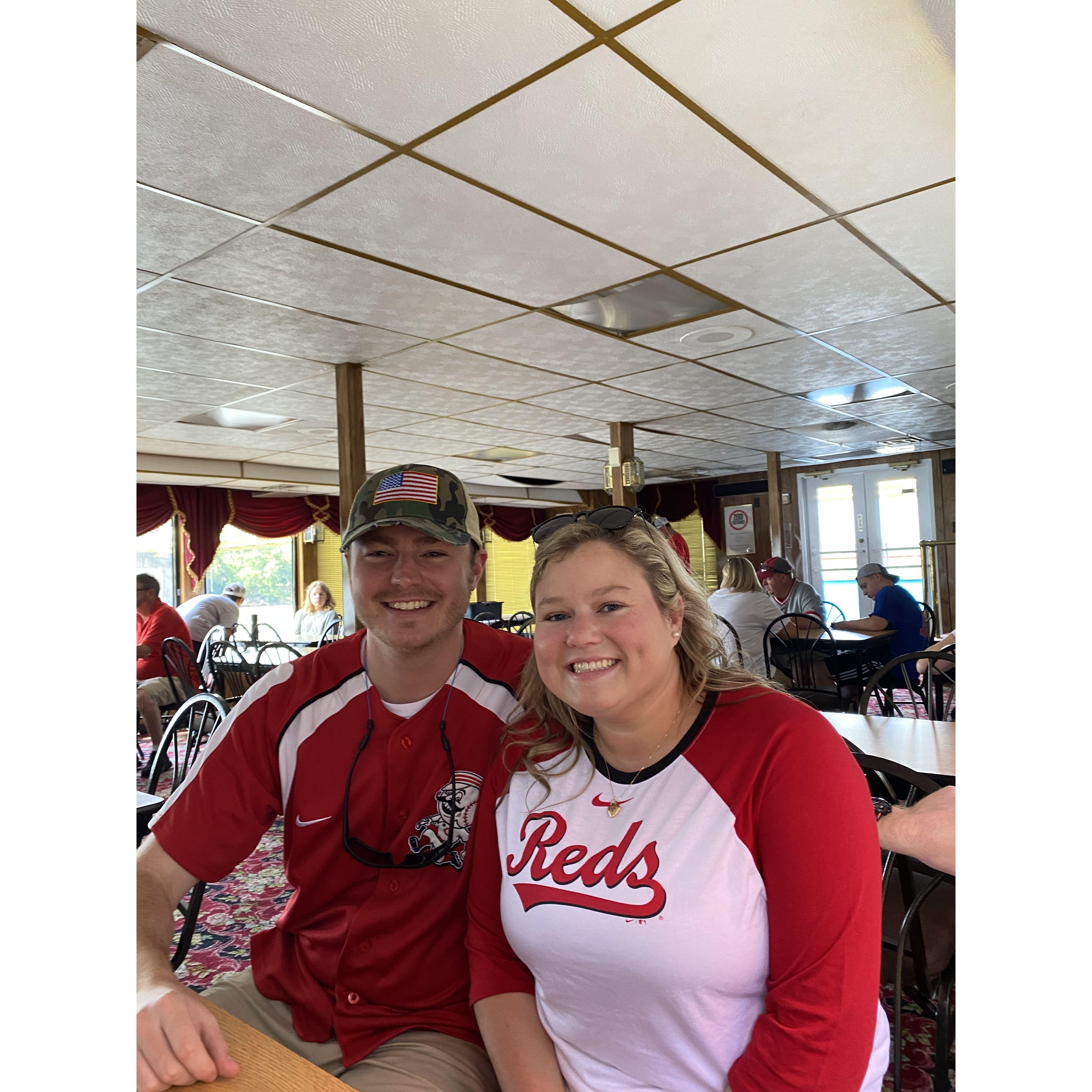 My first Red's game.