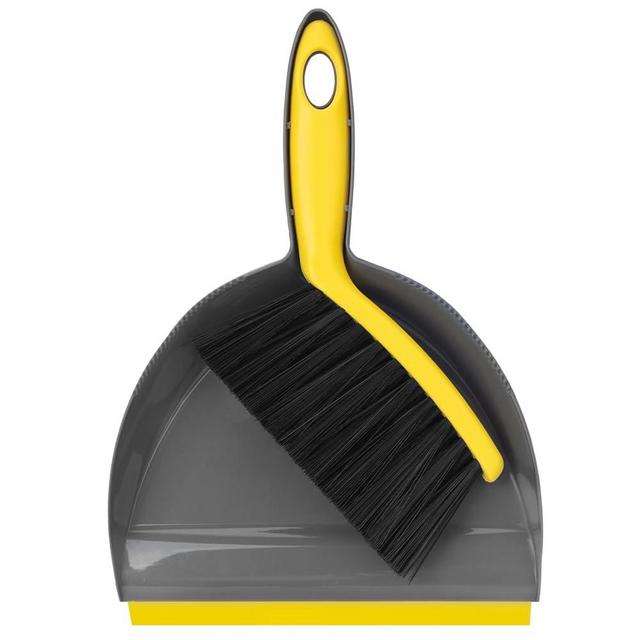 Dustpan and Broom Set Small,Mini Handheld Dust pan with Cleaning Brush Combo for Home Desktop, Sofa, Pet Care Household,Camping