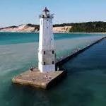 Frankfort North Pier Lighthouse