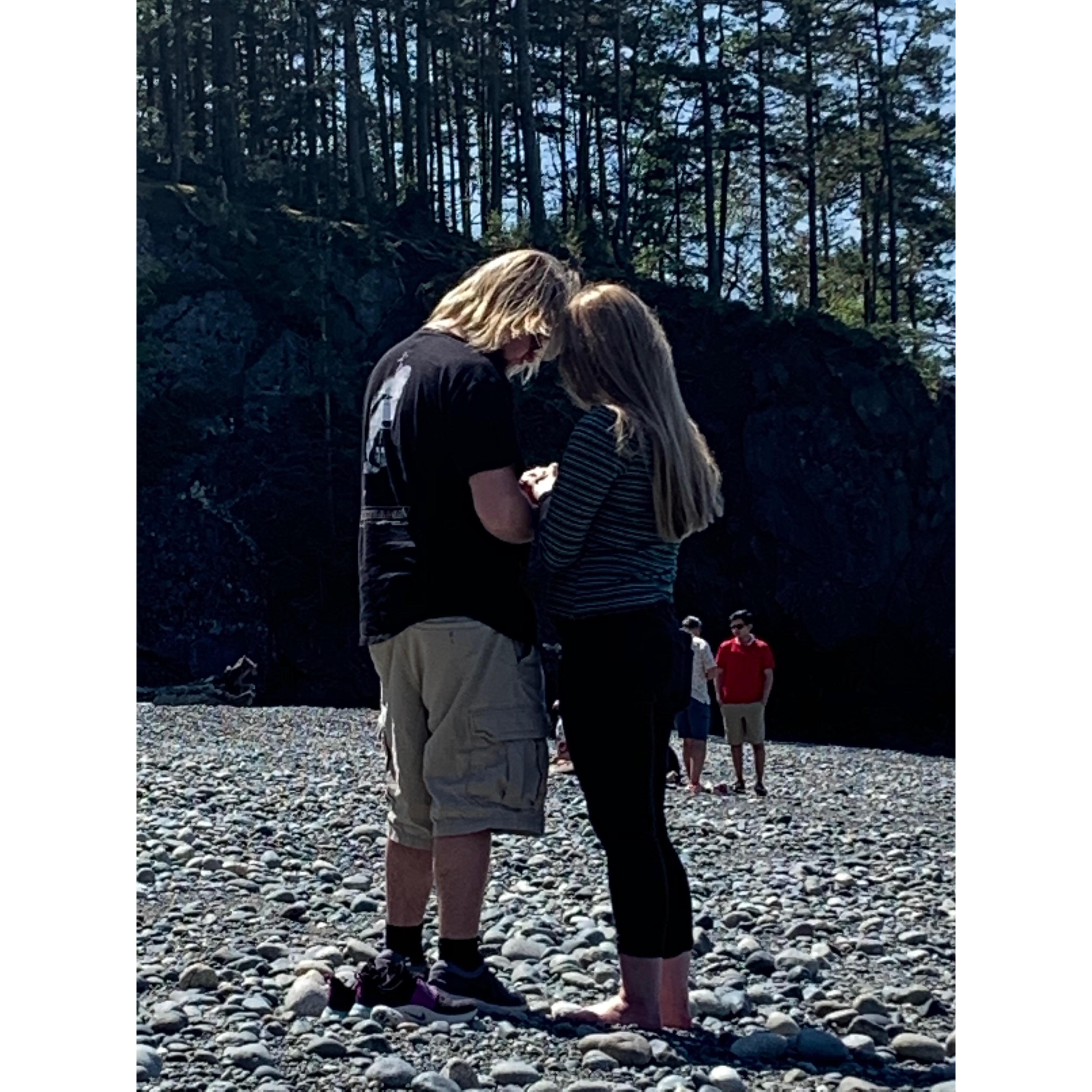 The moment Jaden said yes!