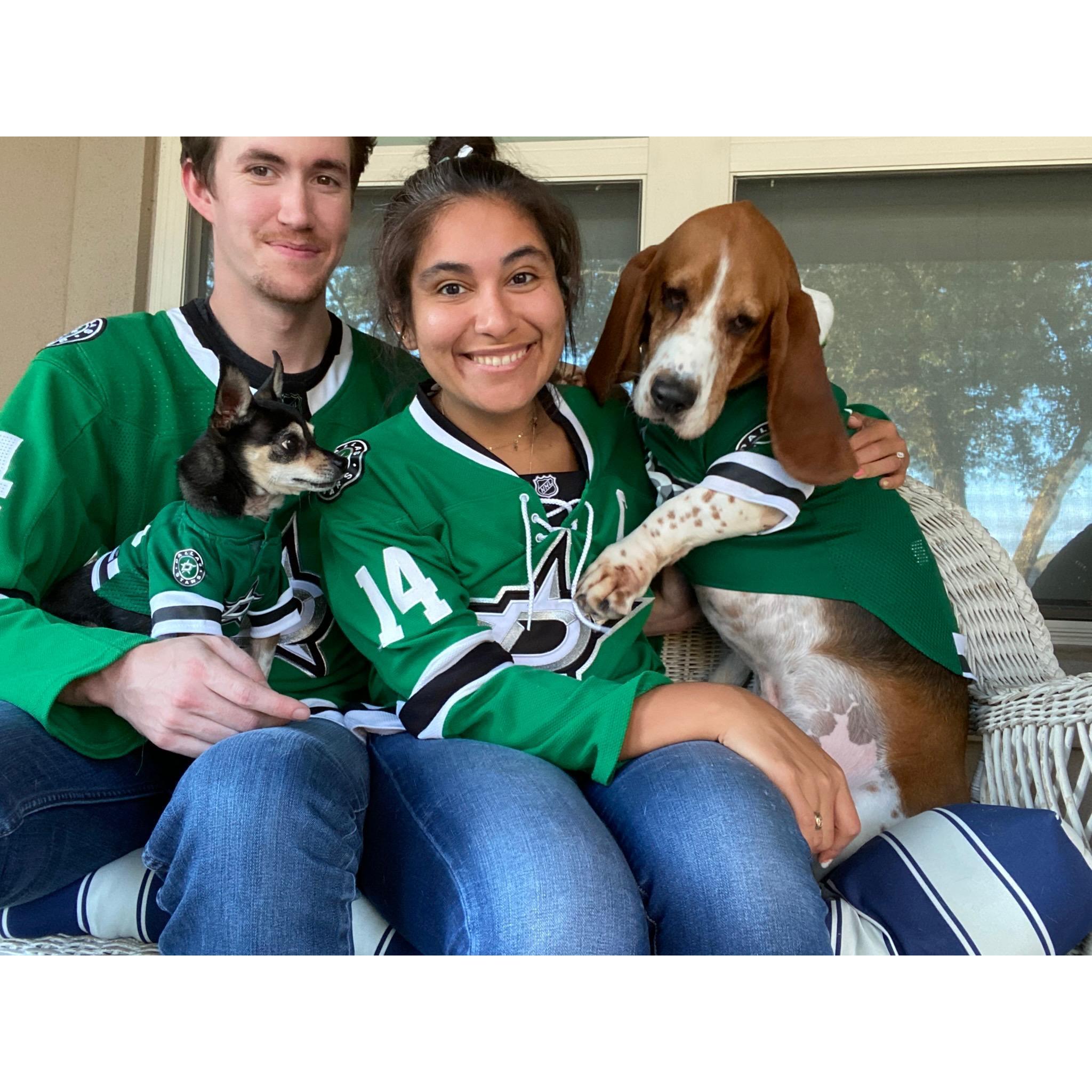 Matching sweaters! Plus our sweet boys. August 18, 2020
