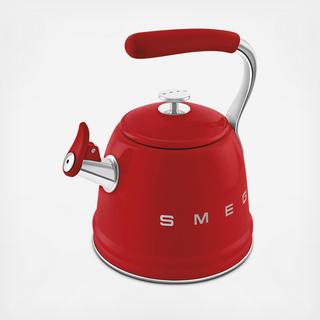 50's Retro Style Aesthetic Stovetop Whistling Kettle