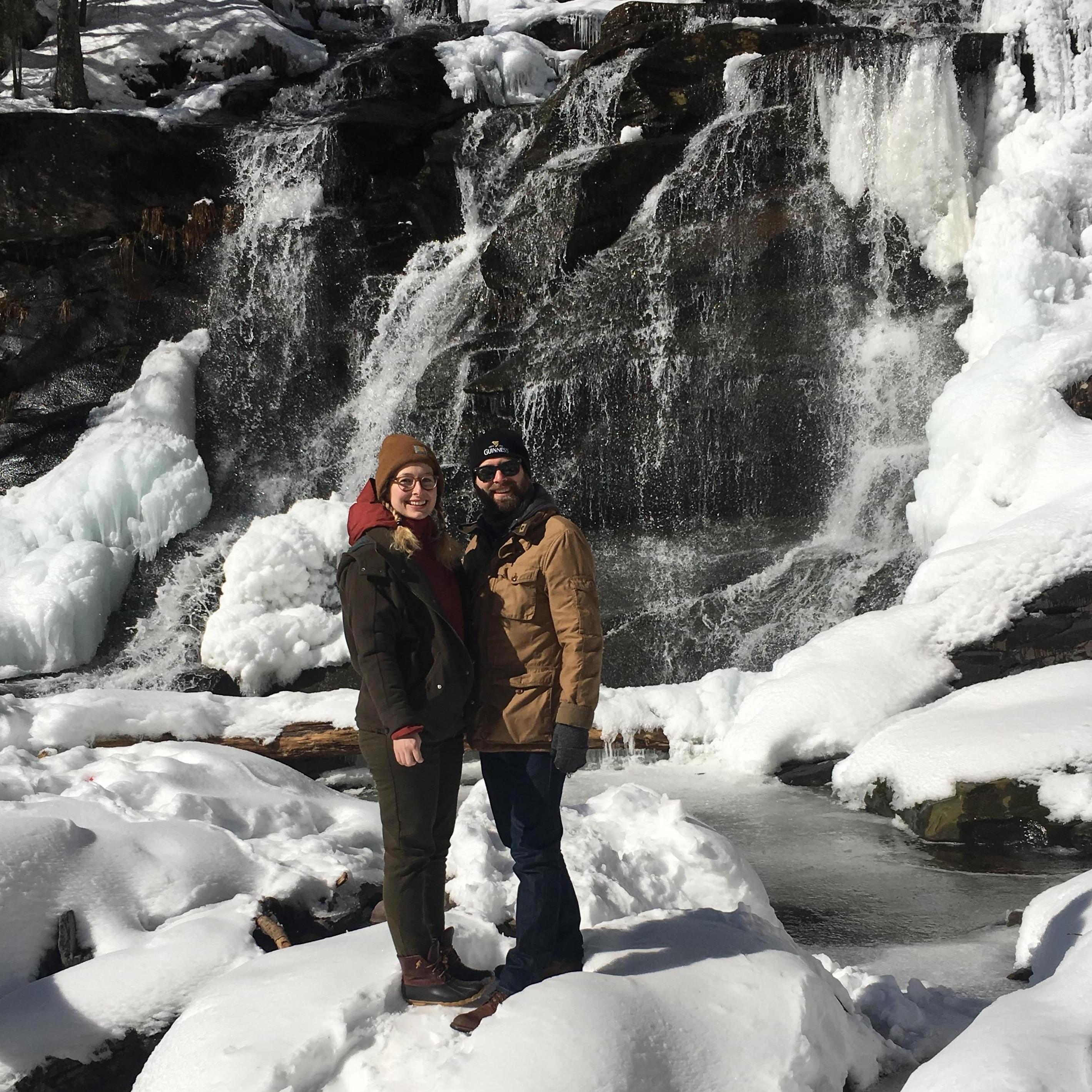 Winter Waterfalls for Randy's birthday in 2018