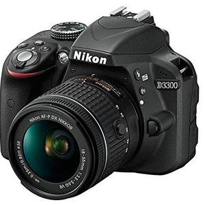Nikon D3300 w/ AF-P DX 18-55mm VR Digital SLR – Black