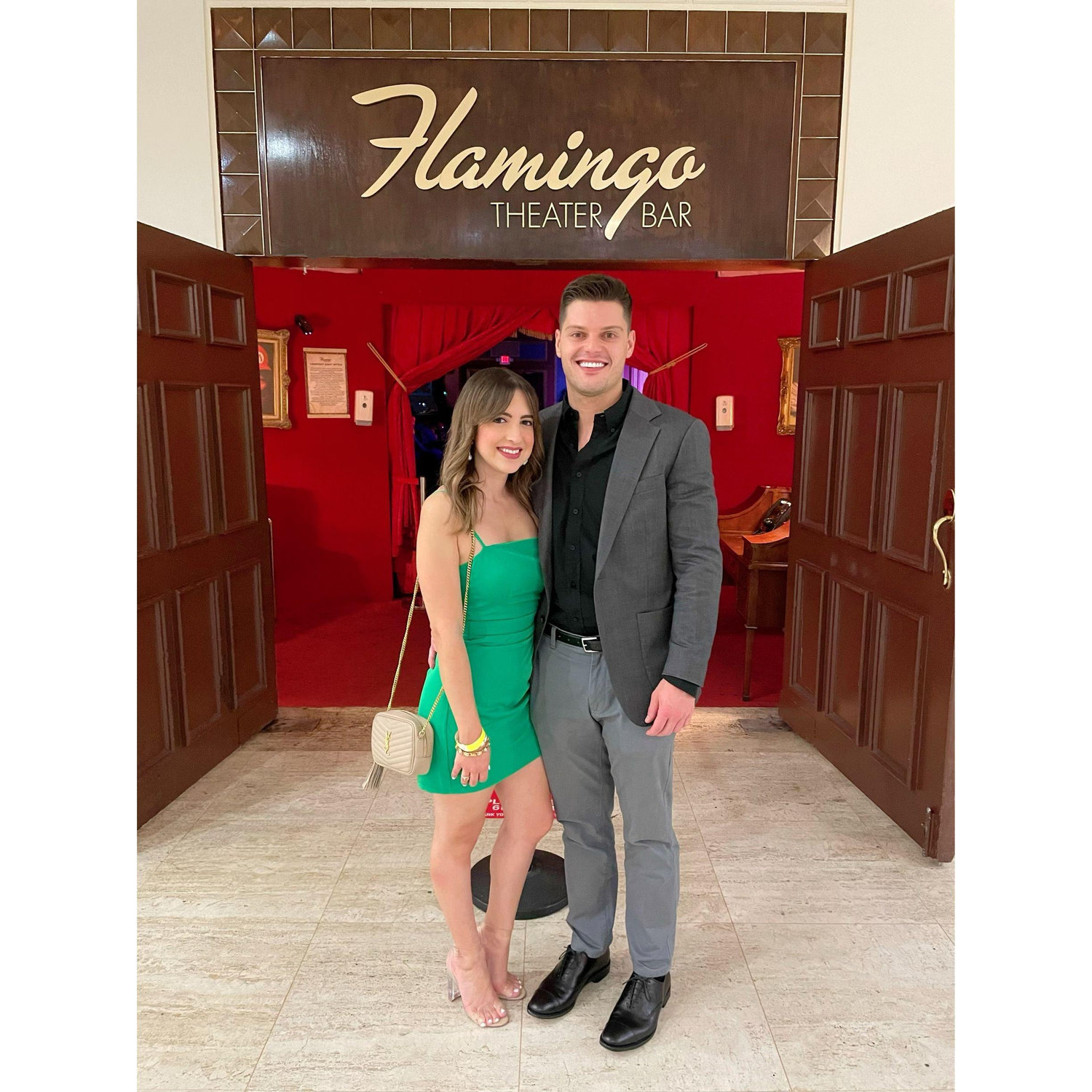 February 26, 2022- At a Willy Chirino concert where Christie and Erik snapped their first picture together