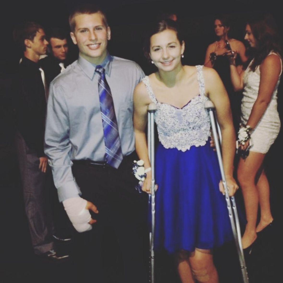 2014 - Fun Fact: At homecoming we talked for the first time while recovering from injuries