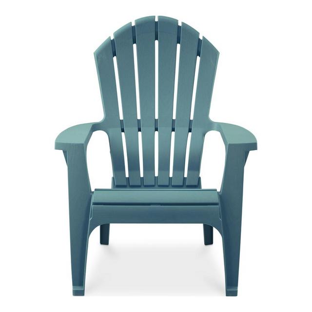 Adams Mfg Corp Stackable Plastic Stationary Adirondack Chair(s) with Slat Seat