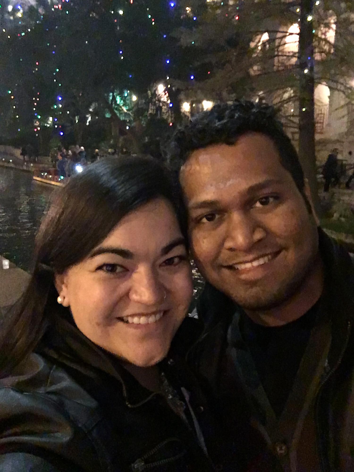Strolling along the San Antonio Riverwalk - December 2016