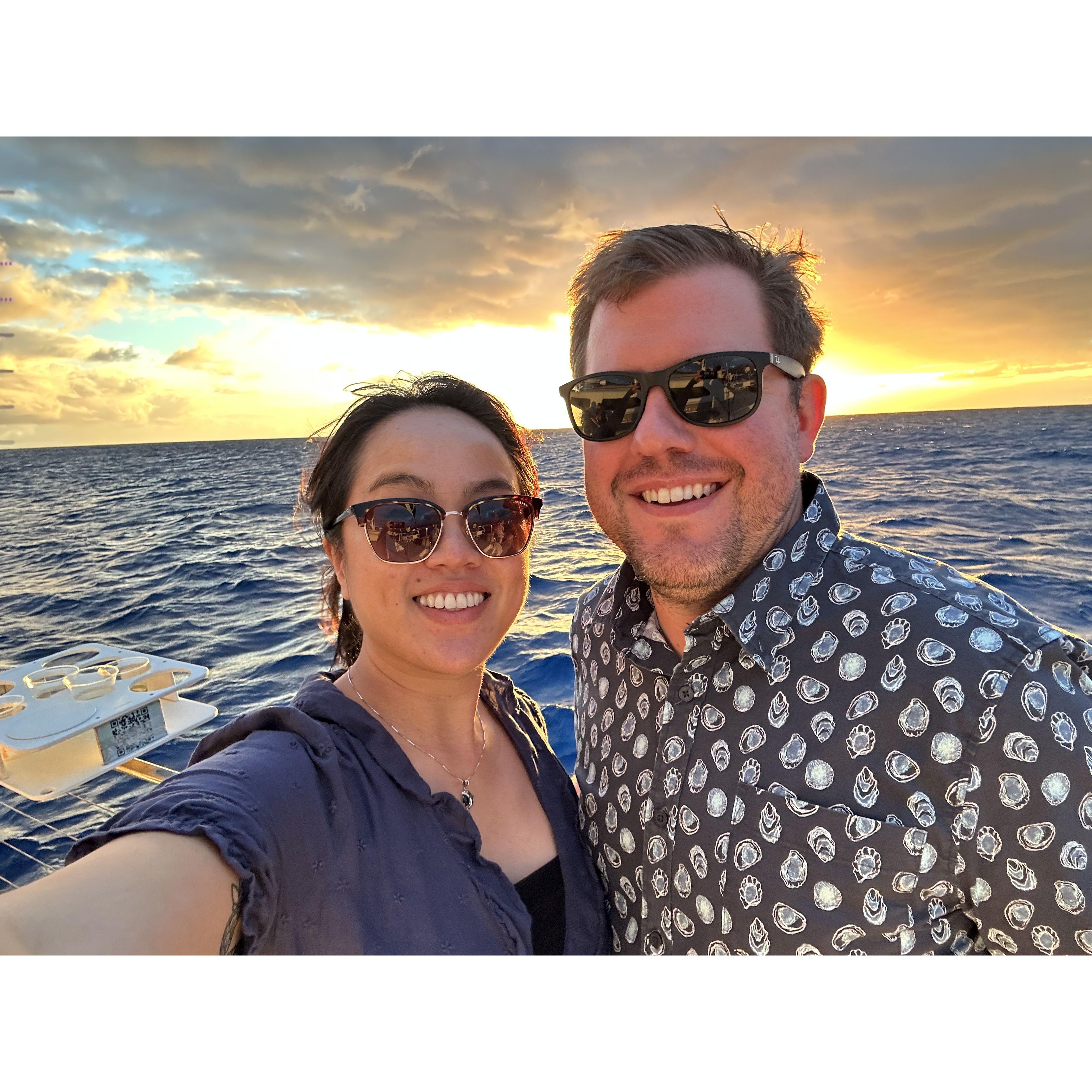 Trip of a lifetime in Hawaii! Chris ultimately proposes to me later on the trip.