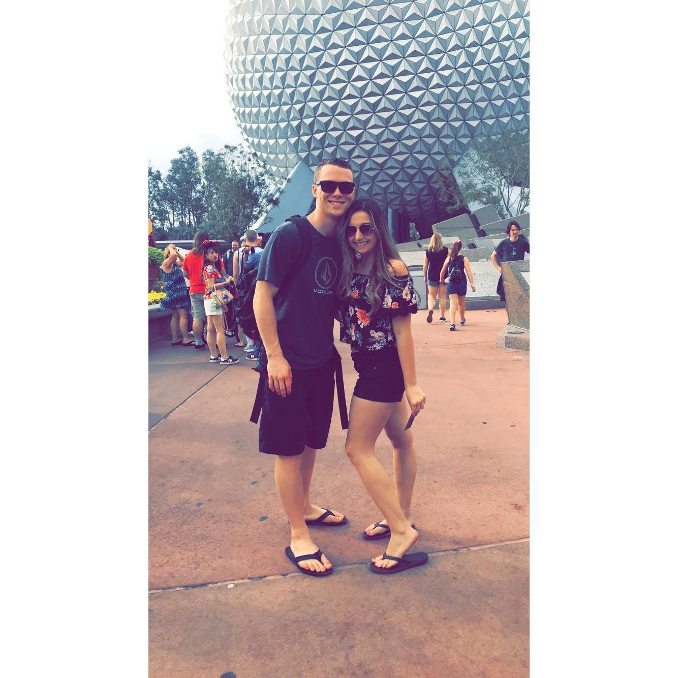 Visiting Walt DisneyWorld together for the first time! One of our favorite pastimes is going to Disneyland.