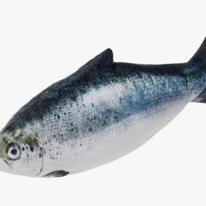 Frisco Interactive Flopping Fish Electronic Cat Toy with Catnip