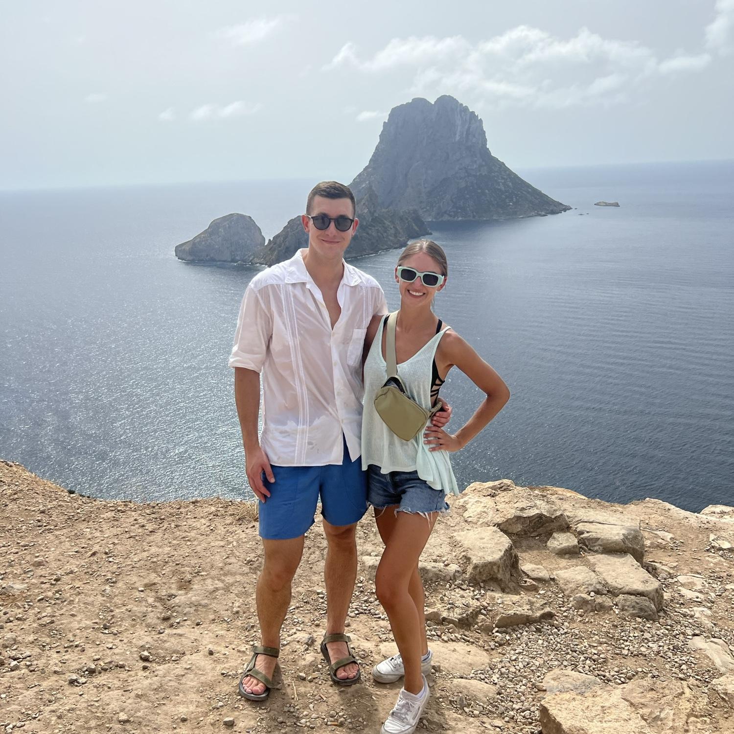 Where Larissa learned he wasn’t kidding when he said “I’m a big sweater” but it didn’t matter because they were in their favorite place