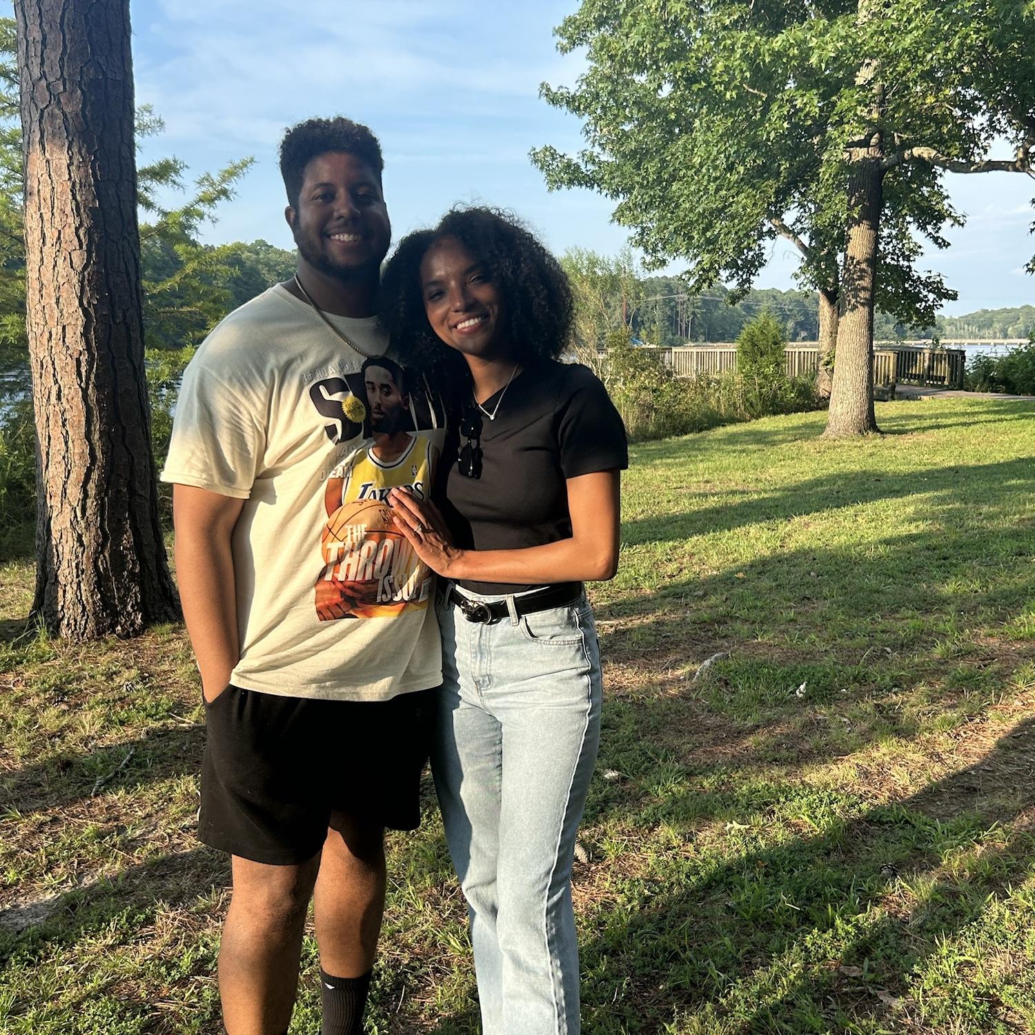 Picture was taken at a park in Virginia. Was visiting Cam's family for our annual family reunion!