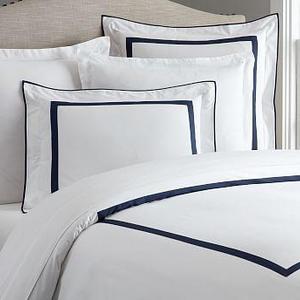 Morgan Organic Duvet Cover, Full/Queen, Twilight