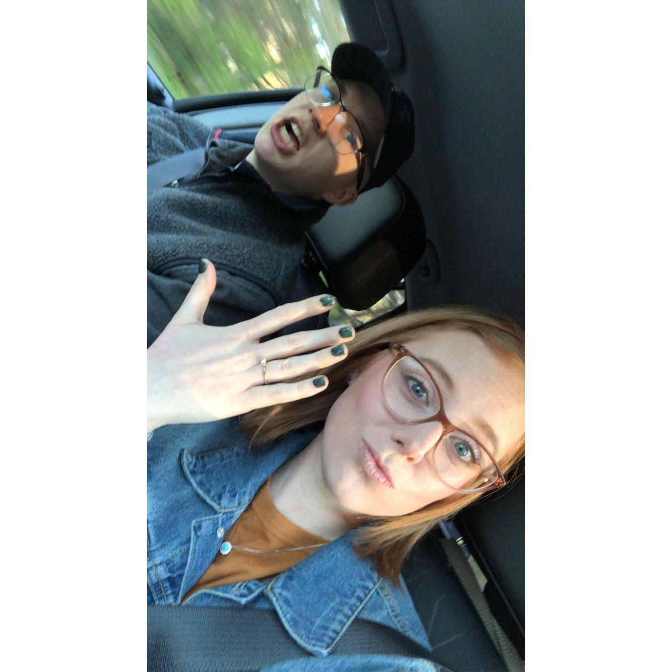 Officially engaged!
2021