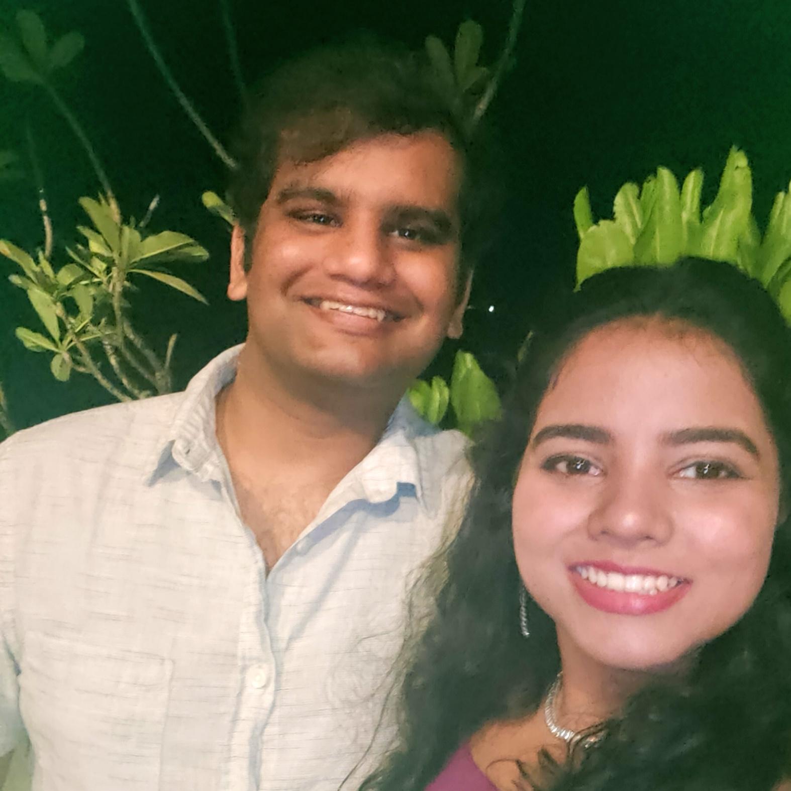 After a fancy dinner in Maldives.