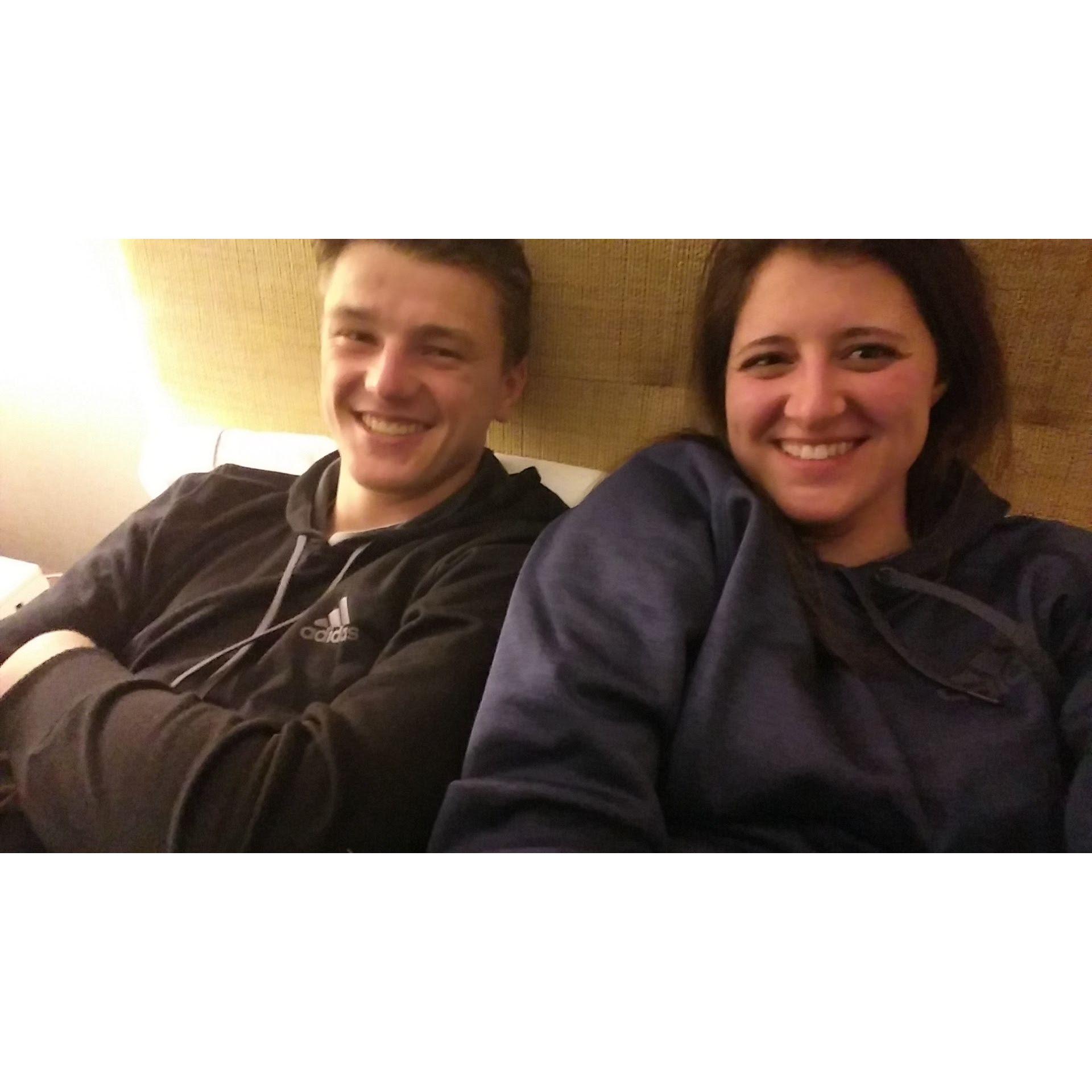 Steel bridge competition where Monica and Will hit it off. 24 hours later he asked her out - April 2017