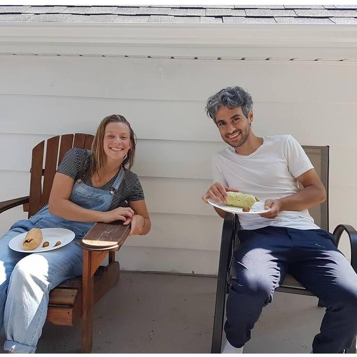 Bahram and his sister-in-law Lauren!