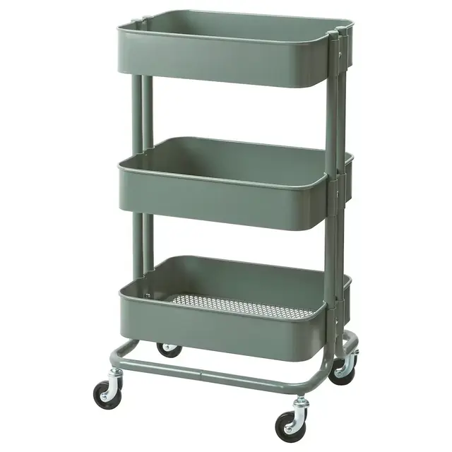 RÅSKOGUtility cart, gray-green