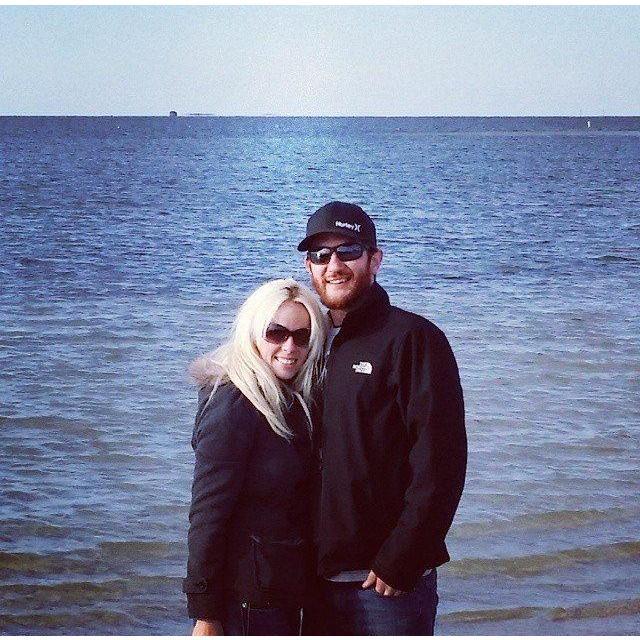 1st time on the beach together <3 
#clearwaterbeach #1sttime
11/2014