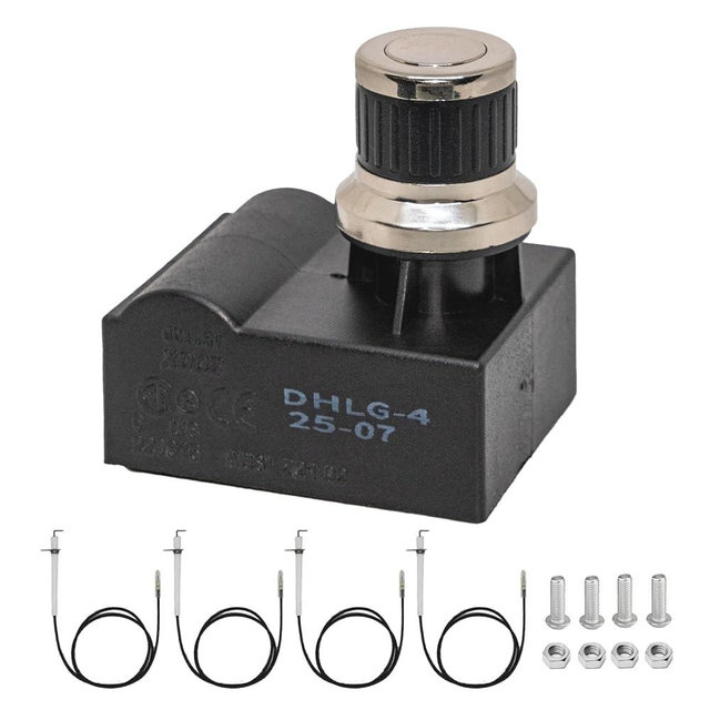 Igniter Replacement for Blackstone Igniter Replacement, 36 Inch Griddle BBQ Igniter Replacement Kit, 4 Outlet Electronic Battery Igniter Replacement Kit