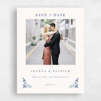Blue Wedding Save the Date - Elio Photo
